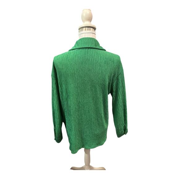 SHEIN Green Button Down Size XS - Picture 2 of 3